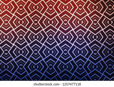 Light Blue, Red vector texture with colored lines. Modern geometrical abstract illustration with staves. Best design for your ad, poster, banner.