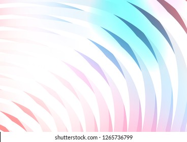 Light Blue, Red vector texture with colored lines. Blurred decorative design in simple style with lines. Smart design for your business advert.