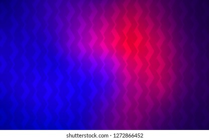 Light Blue, Red vector texture with colored lines. Shining colored illustration with sharp stripes. Best design for your ad, poster, banner.