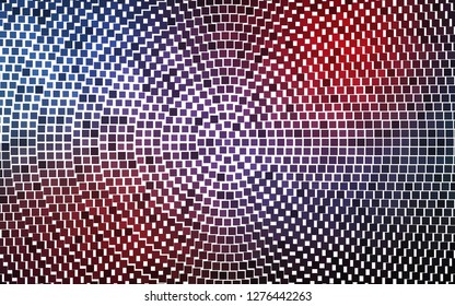 Light Blue, Red vector texture in rectangular style. Modern abstract illustration with colorful rectangles. Pattern for commercials.