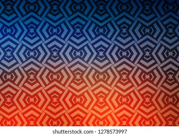 Light Blue, Red vector texture with colored lines. Shining illustration with lines on abstract template. Pattern for websites, landing pages.