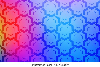 Light Blue, Red vector texture with wry lines. Colorful illustration in simple style with gradient. Brand new design for your ads, poster, banner.