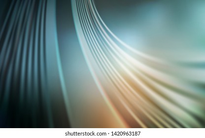 Light Blue, Red vector texture with curved lines. Geometric illustration in abstract style with gradient.  Abstract design for your web site.