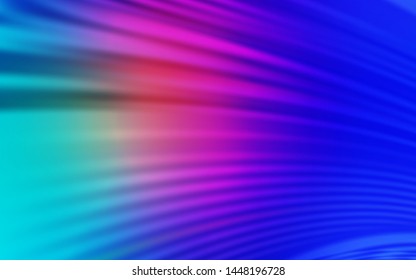 Light Blue, Red vector texture with bent lines. A completely new colorful illustration in simple style. Brand new design for your ads, poster, banner.