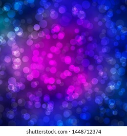 Light Blue, Red vector texture with circles. Abstract illustration with colorful spots in nature style. New template for your brand book.