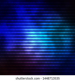 Light Blue, Red vector texture with circles. Glitter abstract illustration with colorful drops. New template for your brand book.