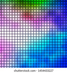 Light Blue, Red vector texture with circles. Abstract colorful disks on simple gradient background. Pattern for wallpapers, curtains.