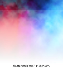 Light Blue, Red vector texture with cloudy sky. Abstract colorful clouds on gradient illustration. Pattern for your booklets, leaflets.