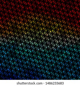 Light Blue, Red vector texture with triangular style. Beautiful illustration with triangles in nature style. Pattern for websites.