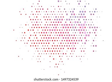 Light Blue, Red vector texture in rectangular style. Rectangles on abstract background with colorful gradient. Pattern for business ad, booklets, leaflets