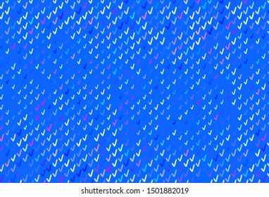 Light Blue, Red vector texture with wry lines. Colorful abstract illustration with gradient lines. Abstract style for your business design.