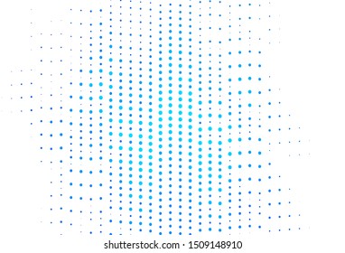 Light Blue, Red vector texture with disks. Illustration with set of shining colorful abstract circles. New template for your brand book.