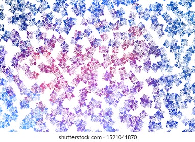 Light Blue, Red vector texture with abstract forms. Modern abstract illustration with colorful random forms. Simple design for your web site.