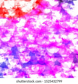 Light Blue, Red vector texture with disks. Glitter abstract illustration with colorful drops. Pattern for wallpapers, curtains.