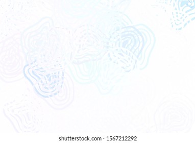 Light Blue, Red vector texture with abstract forms. Decorative design in abstract style with random forms. Background for a cell phone.