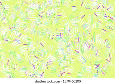 Light Blue, Red vector texture with colored lines, dots. Modern geometrical abstract illustration with Lines. Best design for your ad, poster, banner.