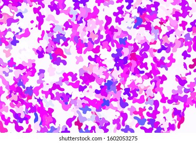 Light Blue, Red vector texture with abstract forms. Colorful chaotic forms with gradient in modern style. Simple design for your web site.