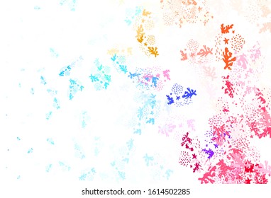 Light Blue, Red vector texture with abstract forms. Modern abstract illustration with colorful random forms. Elegant design for wallpapers.