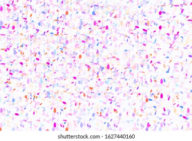 Light Blue, Red vector texture with disks. Modern abstract illustration with colorful water drops. Pattern for ads, leaflets.
