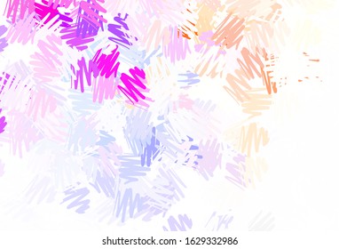 Light Blue, Red vector texture with colored lines. Colorful shining illustration with lines on abstract template. Pattern for ad, booklets, leaflets.