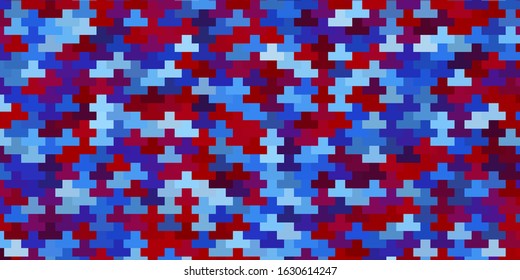 Light Blue, Red vector texture in rectangular style. Illustration with a set of gradient rectangles. Pattern for websites, landing pages.