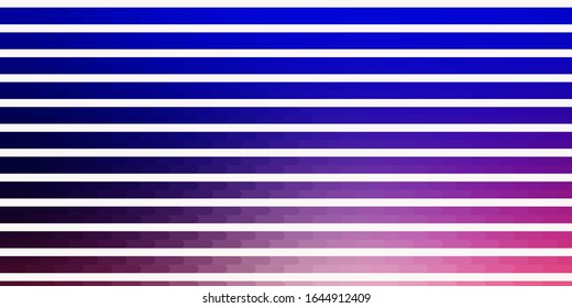 Light Blue, Red vector texture with lines. Repeated lines on abstract background with gradient. Pattern for websites, landing pages.