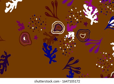 Light Blue, Red vector texture with abstract forms. Simple colorful illustration with abstract gradient shapes. Background for a cell phone.