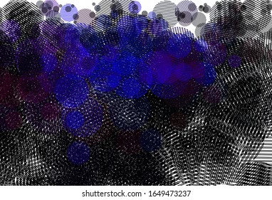 Light Blue, Red vector texture with disks. Modern abstract illustration with colorful water drops. Pattern for beautiful websites.