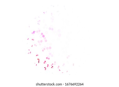 Light Blue, Red vector texture with disks. Blurred decorative design in abstract style with bubbles. Pattern for textures of wallpapers.