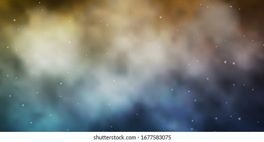 Light Blue, Red vector texture with beautiful stars. Blur decorative design in simple style with stars. Design for your business promotion.