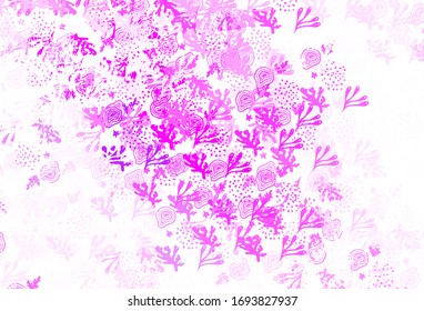 Light Blue, Red vector texture with abstract forms. Illustration with colorful gradient shapes in abstract style. Simple design for your web site.