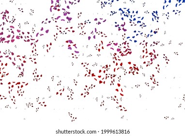 Light Blue, Red vector texture with random forms. Simple colorful illustration with abstract gradient shapes. Simple design for your web site.