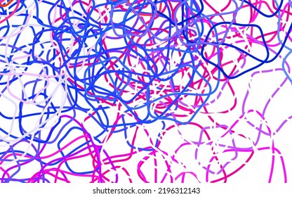 Light Blue, Red vector texture with abstract forms. Modern abstract illustration with colorful random forms. Modern design for your business card.