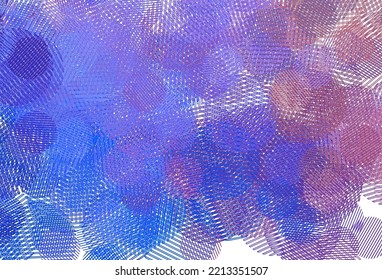 Light Blue, Red vector texture with disks. Illustration with set of shining colorful abstract circles. Pattern for ads, leaflets.