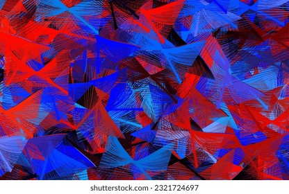 Light Blue, Red vector texture with abstract forms.