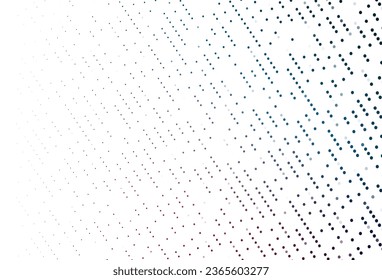 Light Blue, Red vector texture with disks. Blurred decorative design in abstract style with bubbles. Completely new template for your brand book.
