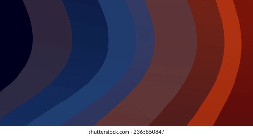 Light Blue, Red vector texture with circular arc. Illustration in halftone style with gradient curves. Template for your UI design.