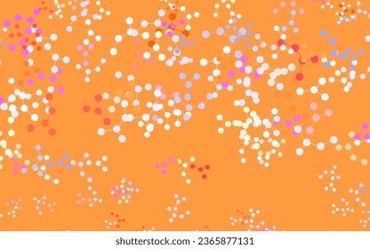 Light Blue, Red vector texture with artificial intelligence concept. Shining colorful illustration with real structure of AI. Pattern for  poster, banner of technology.