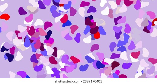 Light blue, red vector texture with memphis shapes. Simple design in abstract style with gradient forms. Elegant design for wallpaper set.