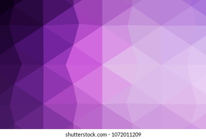 Light Blue, Red vector triangle mosaic texture. Colorful illustration in polygonal style with gradient. The polygonal design can be used for your web site.