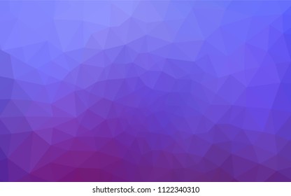 Light Blue, Red vector triangle mosaic texture. Colorful illustration in polygonal style with gradient. Template for cell phone's backgrounds.
