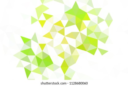 Light Blue, Red vector triangle mosaic texture. Elegant bright polygonal illustration with gradient. Polygonal design for your web site.