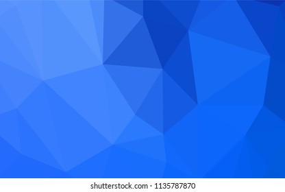 Light Blue, Red vector triangle mosaic template. A sample with polygonal shapes. Template for cell phone's backgrounds.