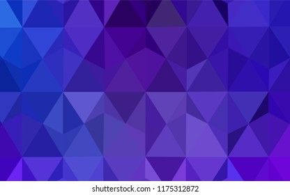 Light Blue, Red vector triangle mosaic texture. Elegant bright polygonal illustration with gradient. Textured pattern for your backgrounds.