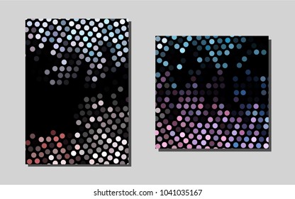 Light Blue, Redvector background for presentations. Booklet with textbox on colorful abstract background. Pattern for ads, leaflets, labels of your business.