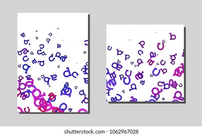 Light Blue, Redvector background for presentations. Beautiful colored sample in A4 size. Completely new template for your brand book.