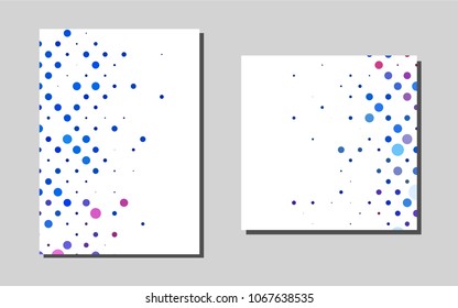 Light Blue, Redvector background for presentations. Glitter abstract design concept with text box. The pattern can be used for any ad, booklets.