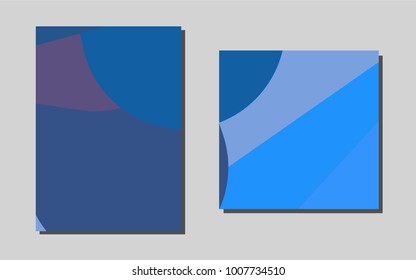 Light Blue, Redvector banner for websites. Abstract booklet on colored background with gradient. Pattern for beautiful business cards, folders.