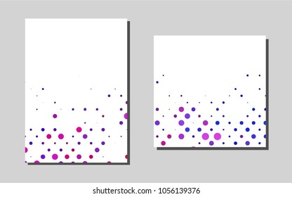 Light Blue, Redvector cover for Envelopes. Booklet with textbox on colorful abstract background. New design for a poster, banner of your website.