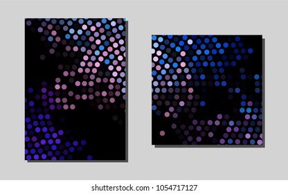 Light Blue, Redvector layout for Leaflets. Blurred decorative design in abstract style with textbox. New design for a poster, banner of your website.